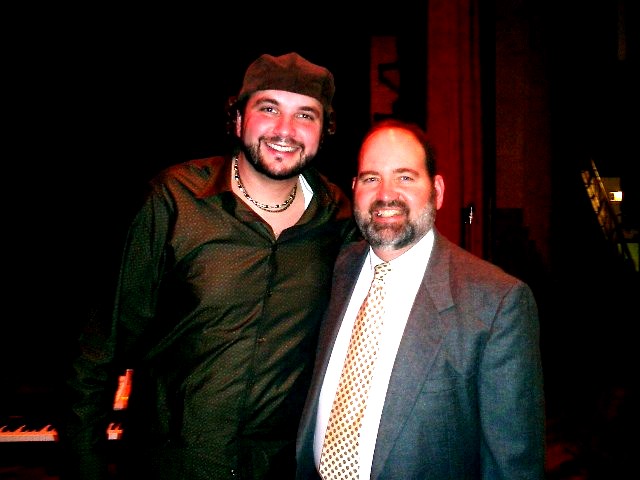 The Wise Guy with the Isaac's Gospel Band bass player
