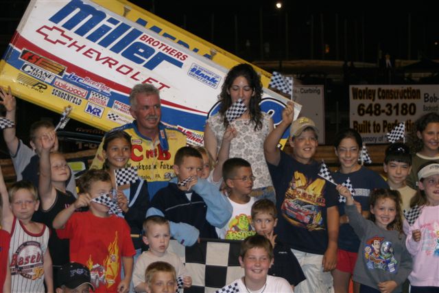 Yes... Fred is in there
Fans & supporters in victory lane at Susqui
