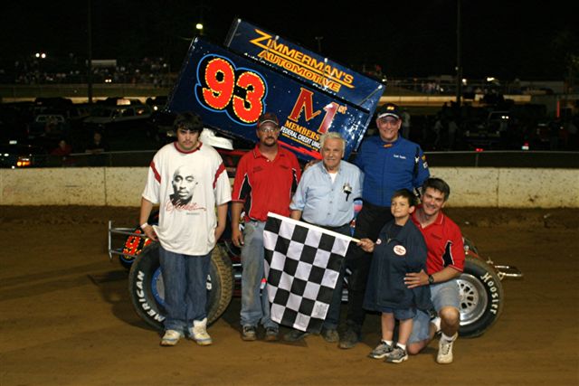 Victory Lane for the Bigler crew
