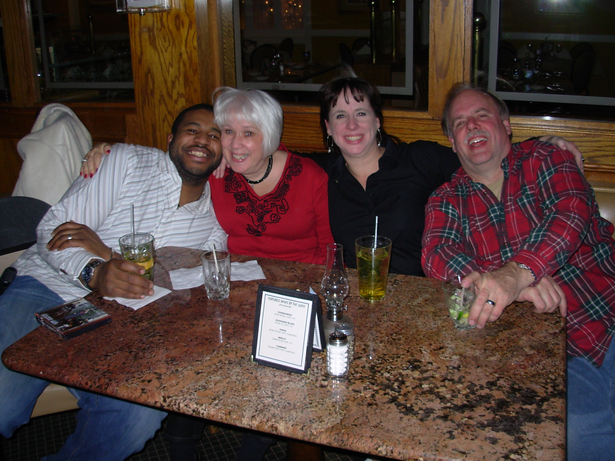 Happy folks listening to Jazz Me at the Roosevelt
