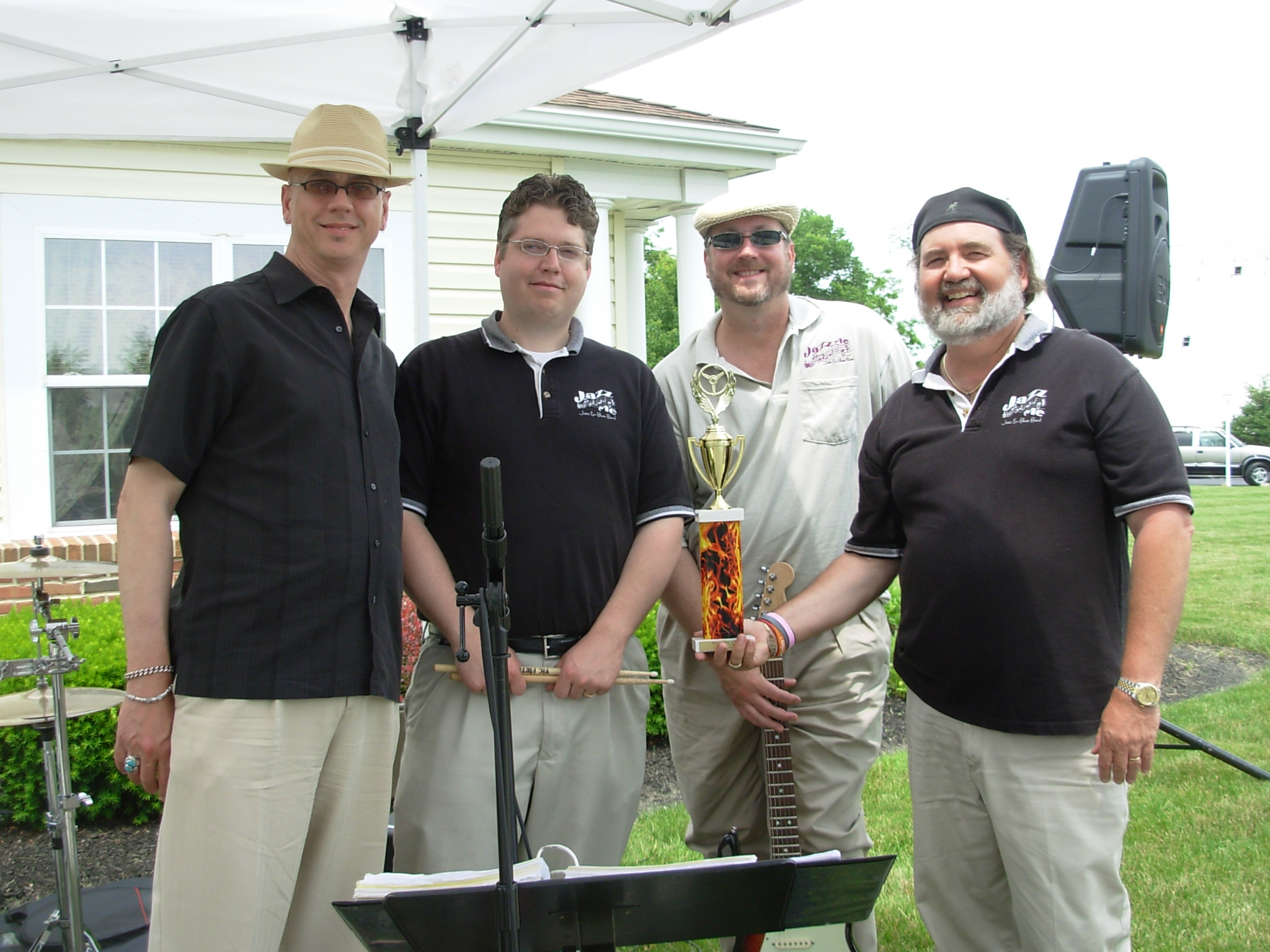 Trophy winners at the Elmcroft Show
