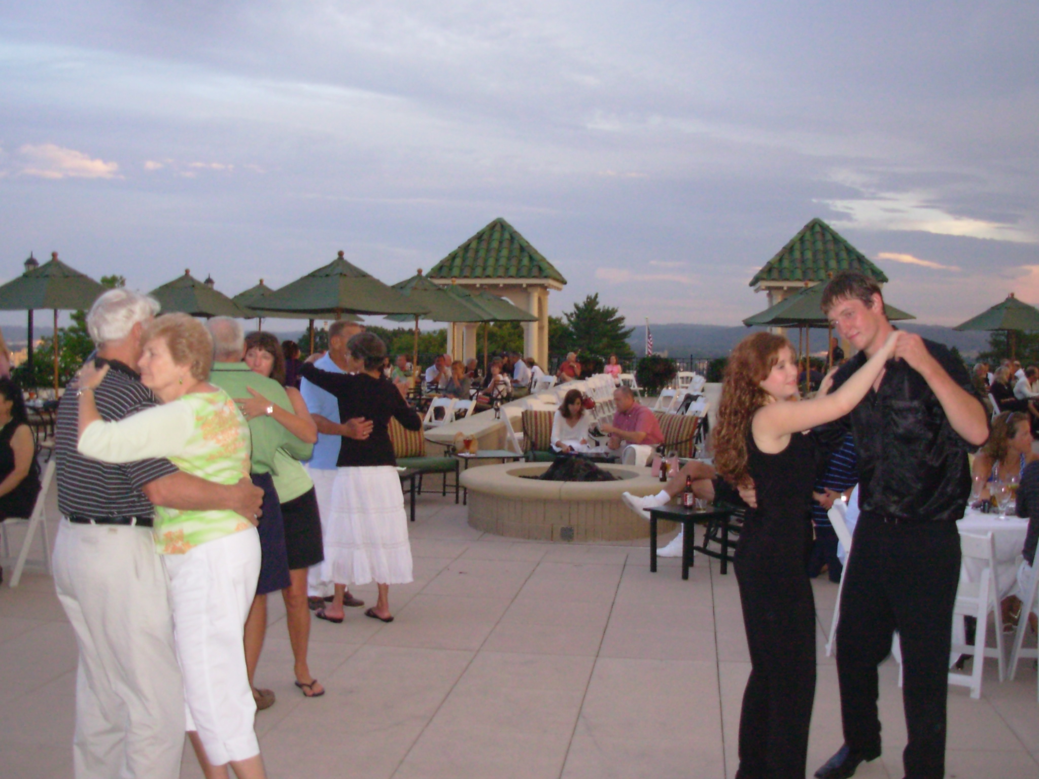 Dancing on the Hotel Hershey Veranda
