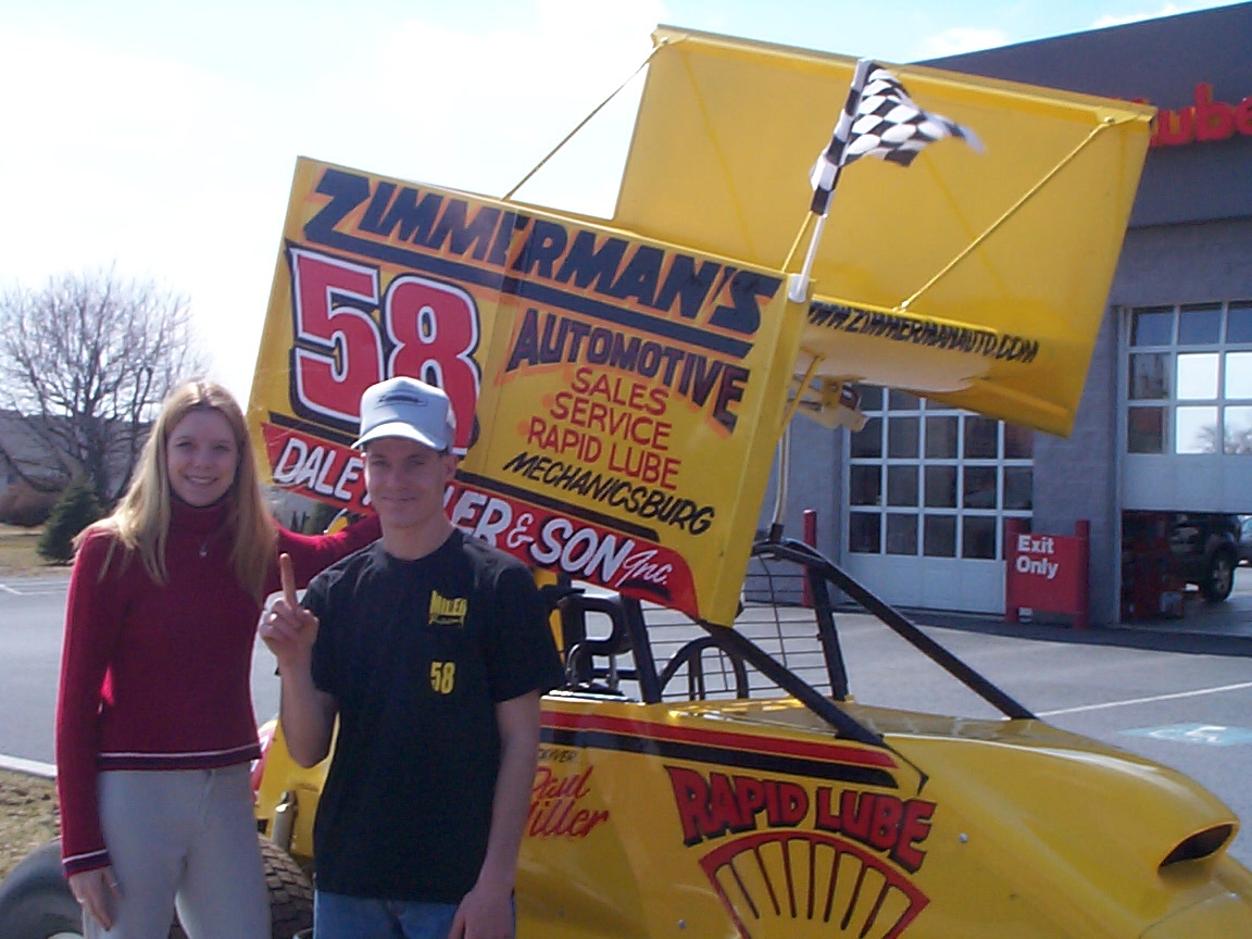 Paul Miller #58
Amber Knock meets driver Paul Miller at Zimmerman's race show
