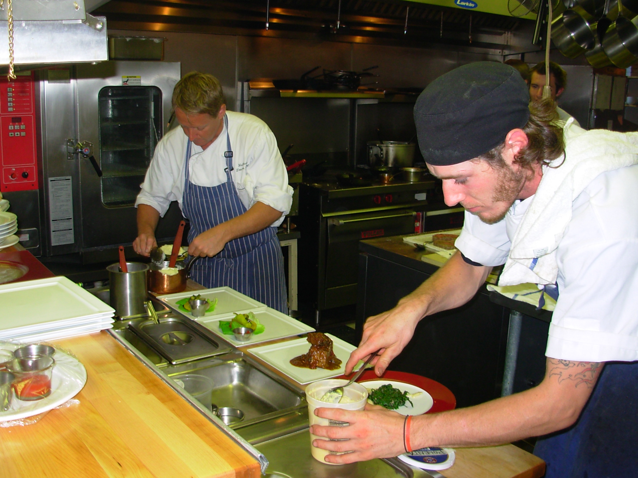 Working hard at Restaurant Sidney
