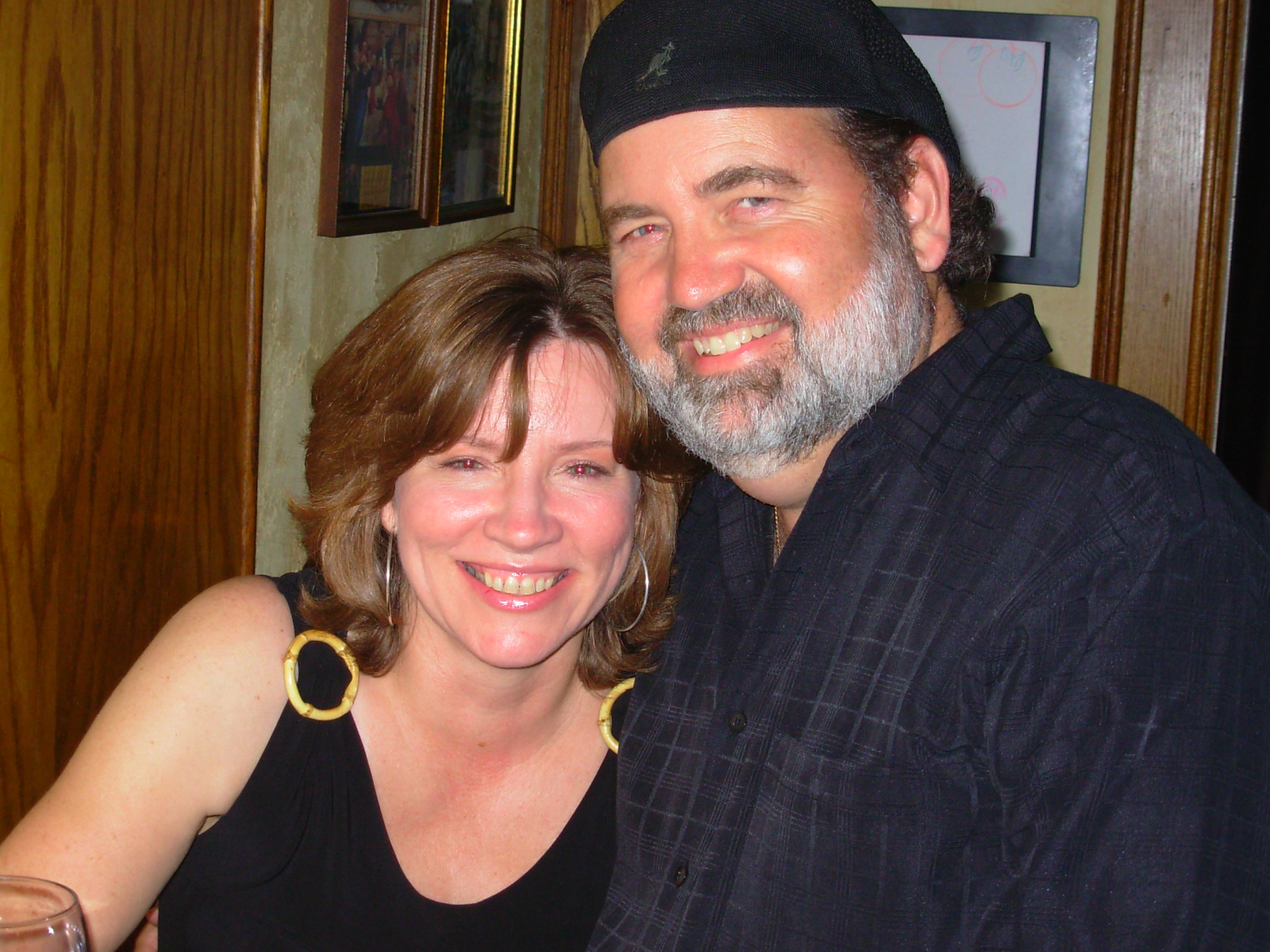 The Wise Guy and his wifey Pam at the Roosevelt
