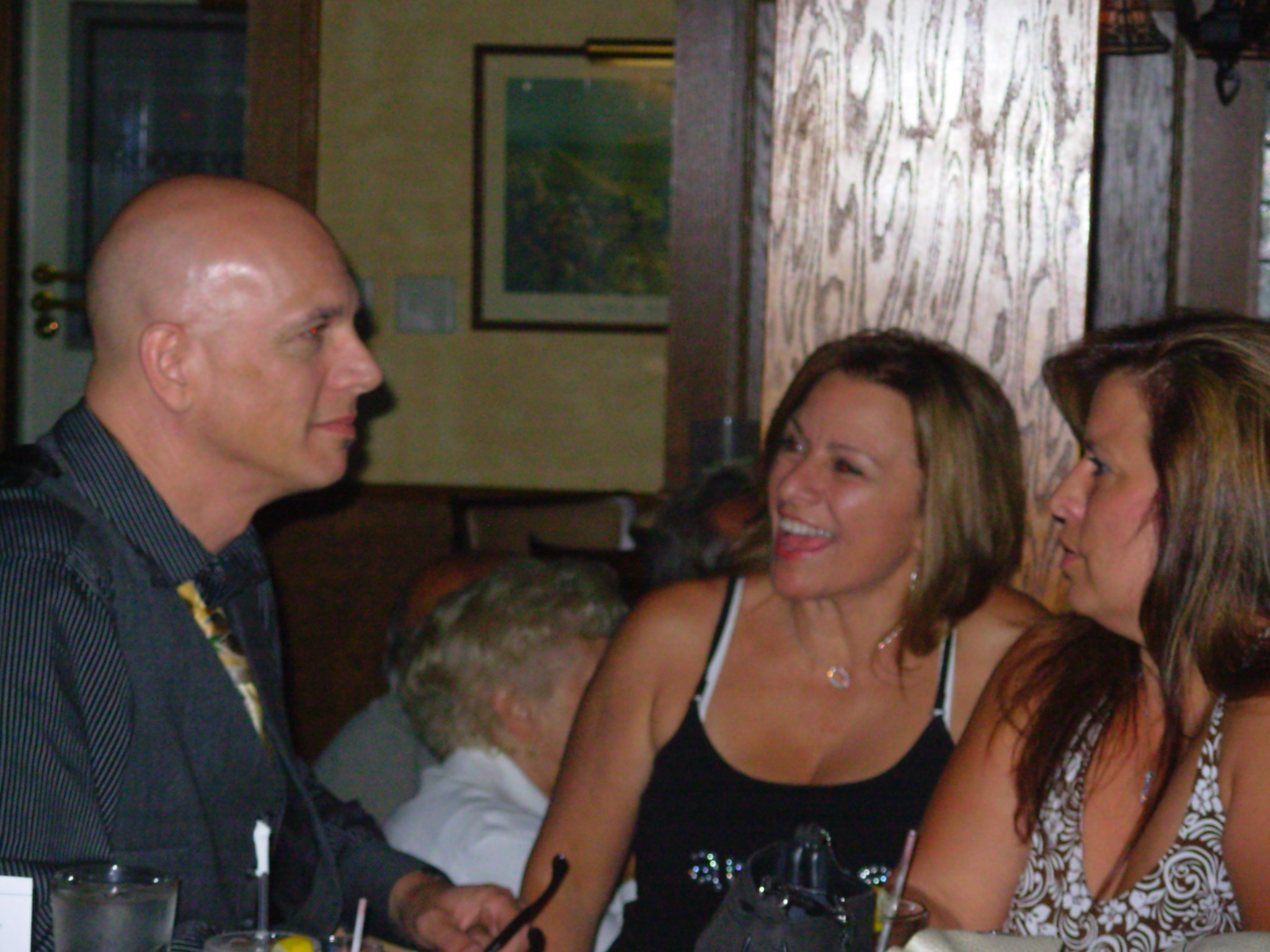 Mitch making friends at the Roosevelt in York
