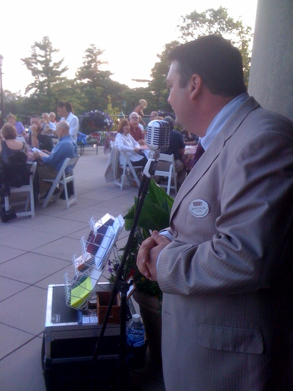 Brian Confair giving the band a great introduction

