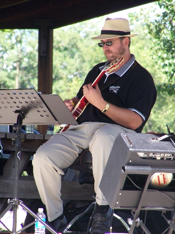 Doug jammin in the park
