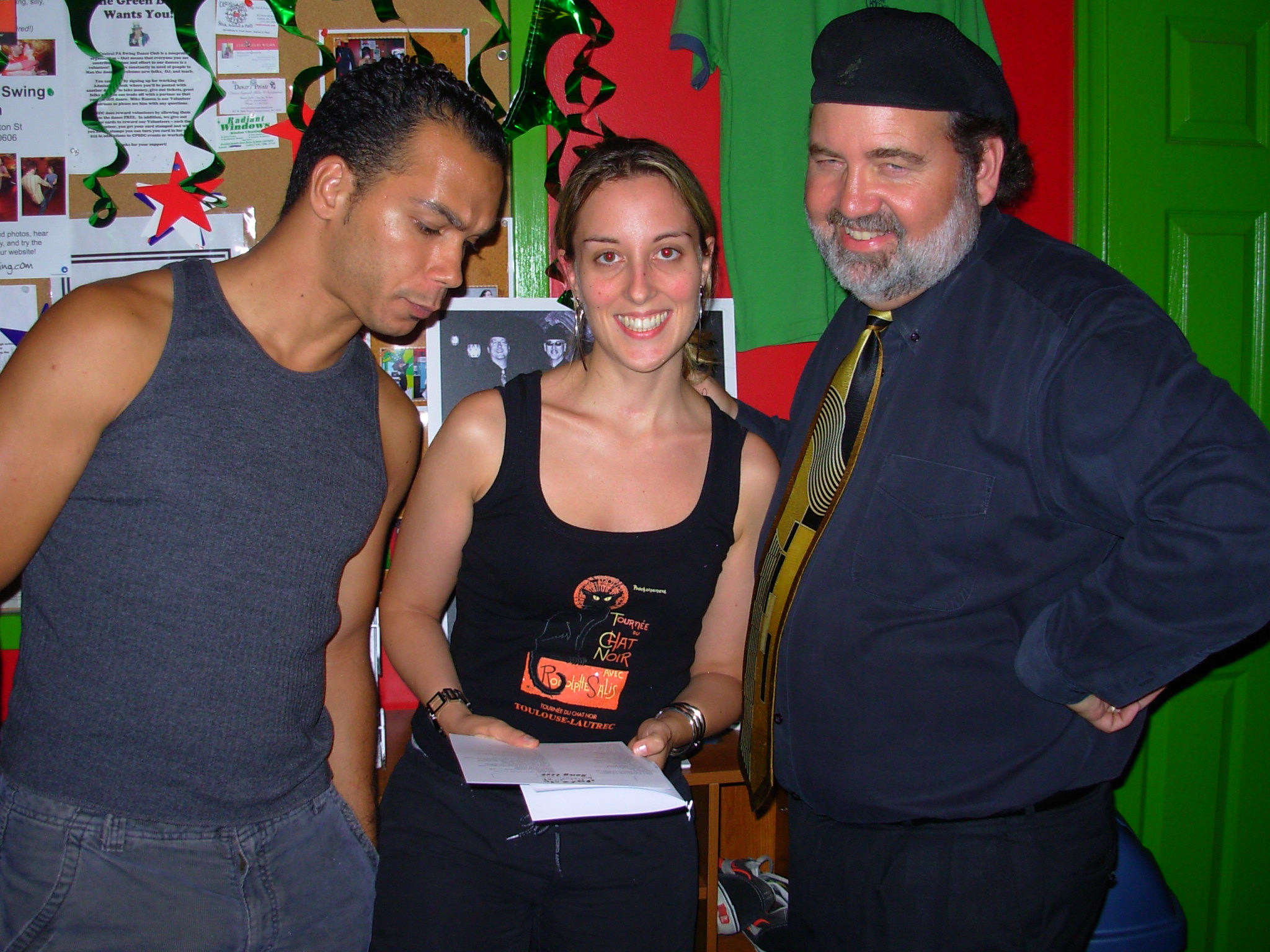 Lucrezia Balatri, friend and the Wise Guy go over musical selections
Originally from the Carlilsle area, she nows sings professionally in Tuscanny Italy...wow!
