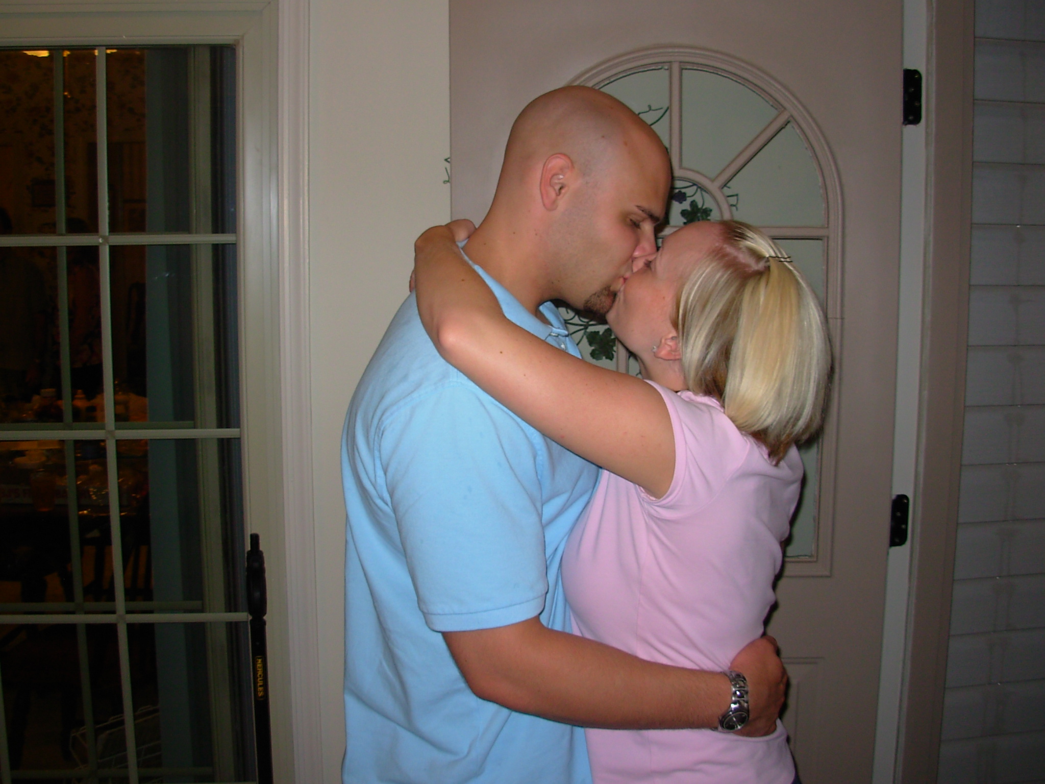 Love was in the air at Paul & DD's party....
