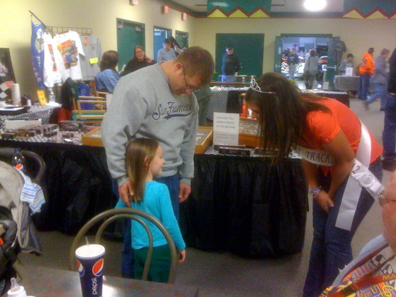 Kimmie Trout meets a fan
