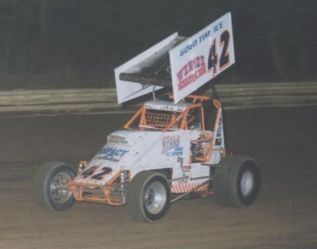 J. R. Fry running hard st the Springs
