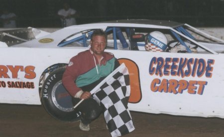 Gene Wrightstone in victory lane
