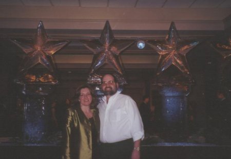 Kirk has stars in his eyes when he's with his wife Pam
