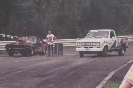 Lead Foot and Shark Truck
Unusual opportunity for team mates to drag each other...
