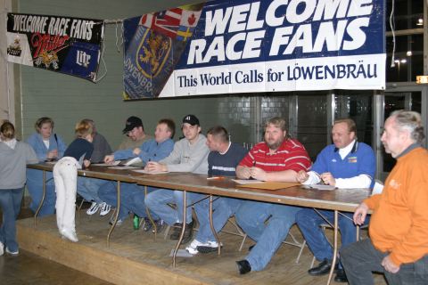 Autograph alley at Dirt Trackin'
