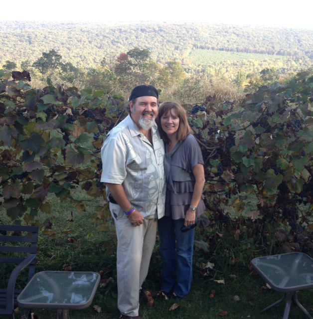 Kirk & Pam at Reid's Orchard
