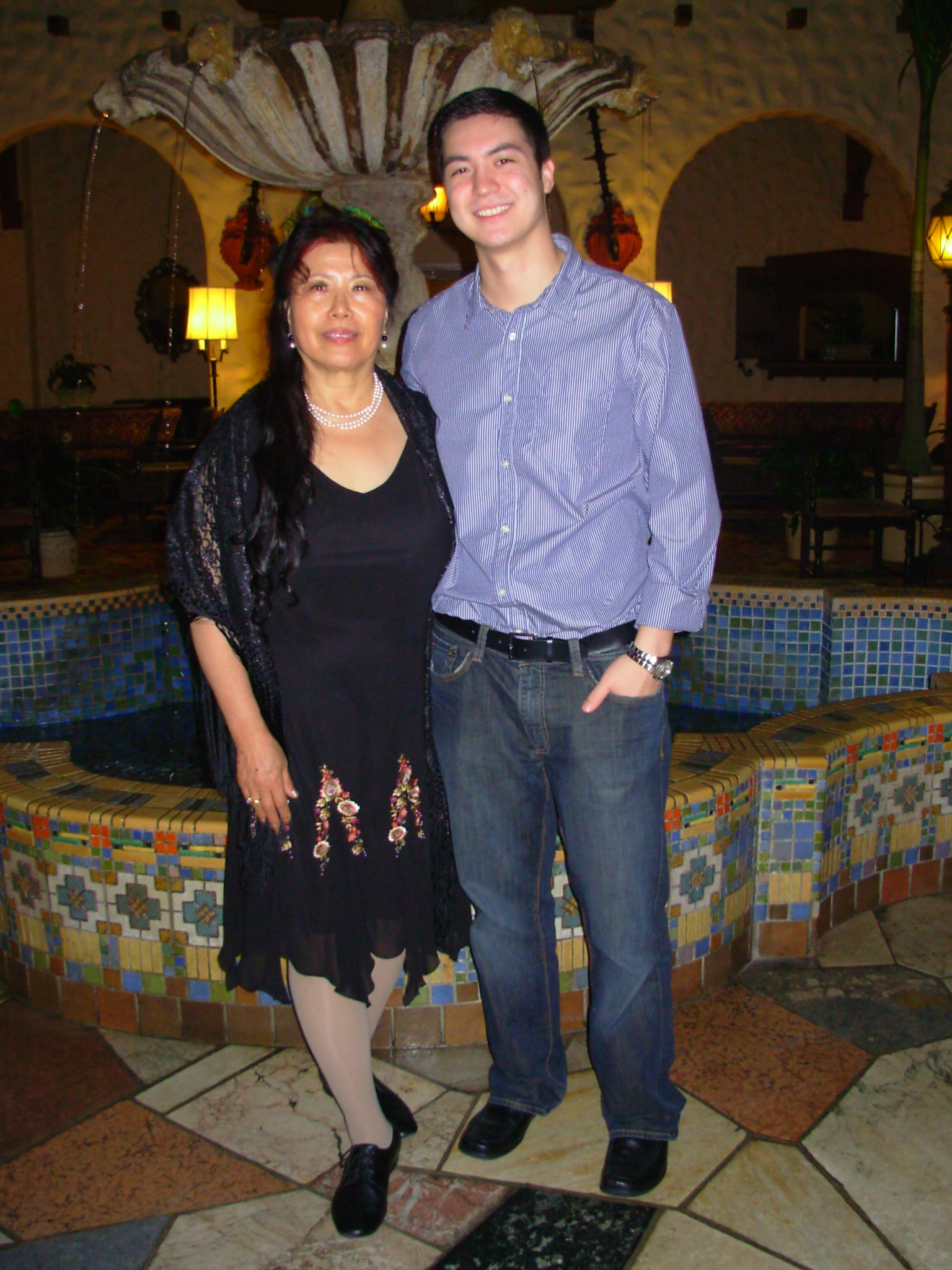 Meyoung and Ricky at the Hotel Hershey
