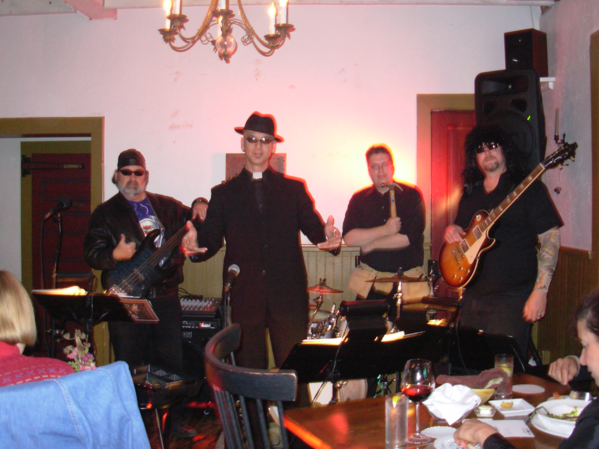 Yes it's the Band on Haloween
Kirk's a biker...Mitch is a pastor...Joe is a handyman...Doug is a rocker
