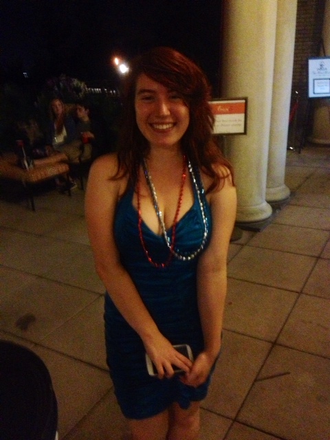 Star necklace for 4th of July dancer
